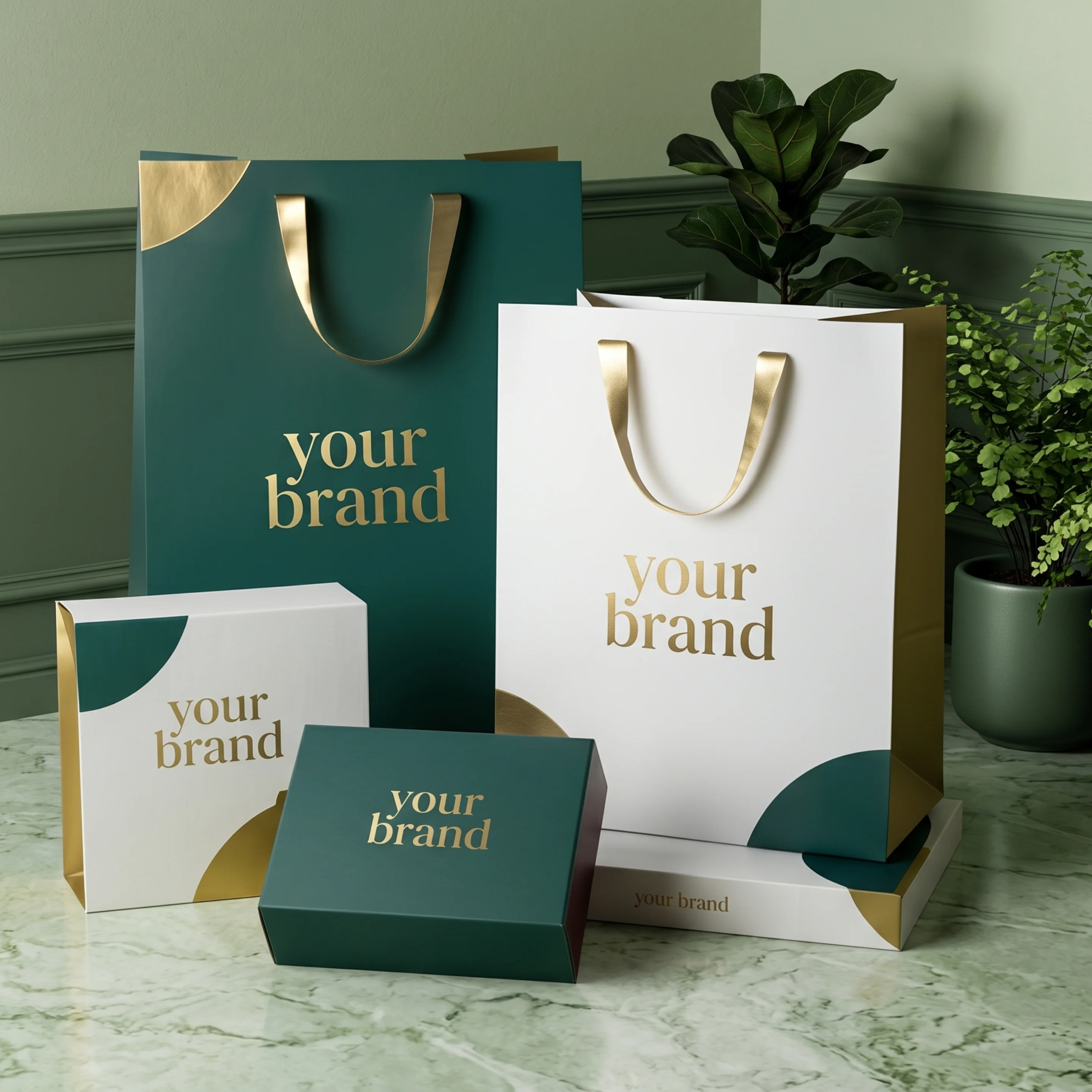 Luxury Arrowpack packaging arrangement